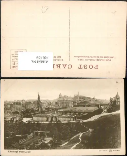 401459,Scotland Edinburgh from Castle Teilansicht