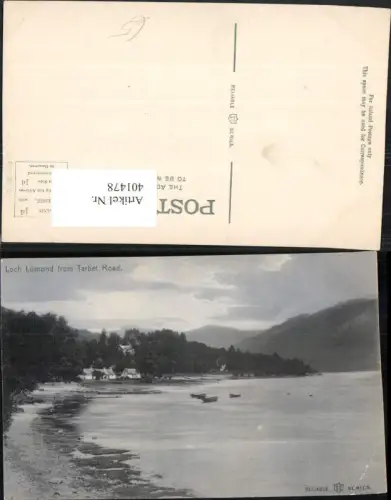 401478,Scotland Loch Lomond from Tarbet Road See Ufer