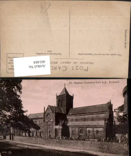 401484,Scotland Kirkwall St. Magnus Cathedral Kirche