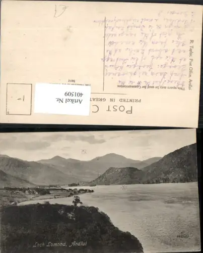 401509,Scotland Loch Lomond Ardlui See Bergkulisse