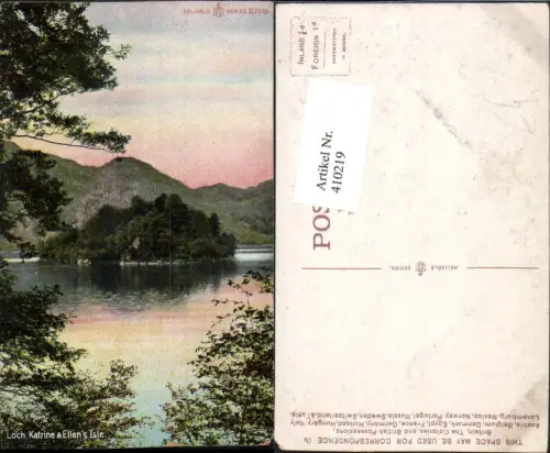 410219,Scotland Loch Katrine and Ellens Isle See Insel