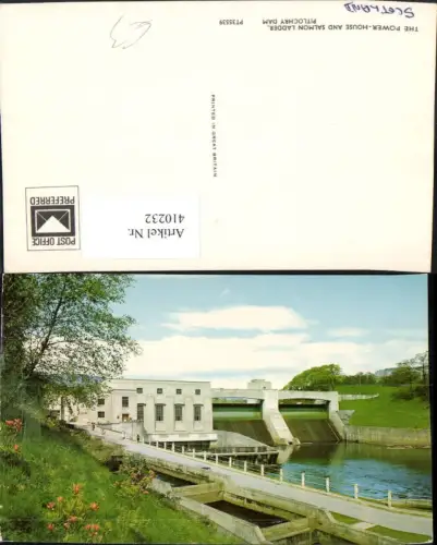 410232,Scotland Pitlochry Dam Power-House and Salmon Ladder Kraftwerk