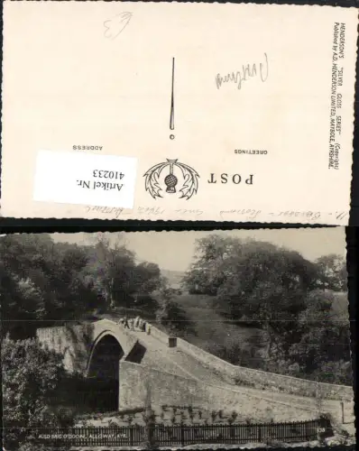 410233,Scotland Ayr Alloway Auld Brig o'Doon Brücke