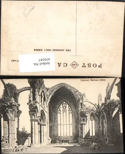 410247,Scotland Melrose Abbey Chancel Abtei Ruine