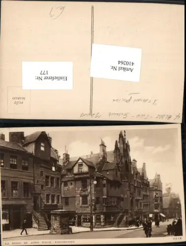 410264,Scotland Edinburgh La Domo de John Knox Haus Gebäude