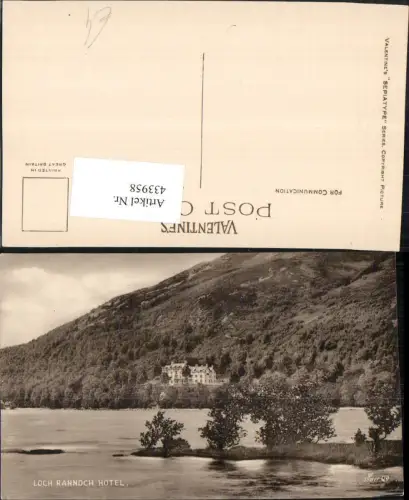 433958,Scotland Loch Rannoch Hotel See