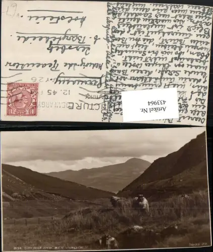 433964,Scotland Glen Ogle and Ben Vorlich Landschaft Bergkulisse