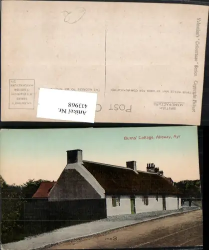 433968,Scotland Ayr Alloway Burns Cottage Haus