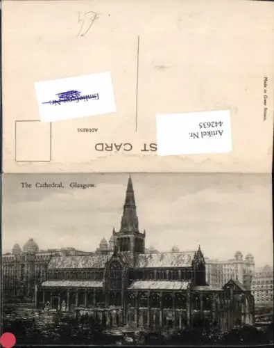 442635,Scotland Glasgow Cathedral Kirche