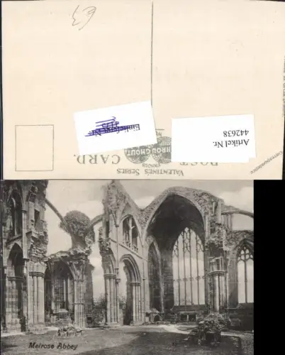 442638,Scotland Melrose Abbey Abtei Ruine