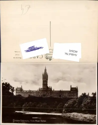 442641,Scotland Glasgow University from River Kelvin Universität