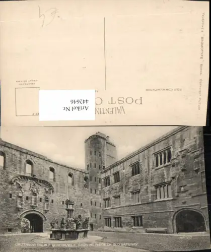 442646,Scotland Linlithgow Palace Quadrangle Schloss Hof Brunnen