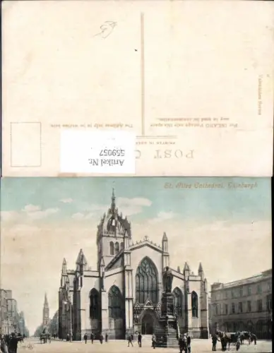 559057,Schottland Edinburgh St Giles Cathedral Kutsche Kathedrale