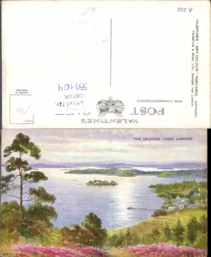 559104,Künstler Ak Schottland The Islands Loch Lomond Balloch