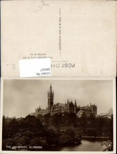 586027,The University Glasgow Universität Schottland