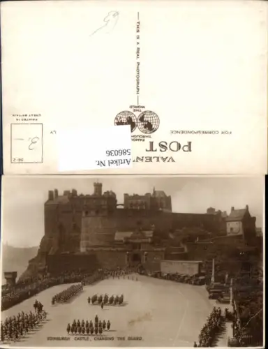 586036,Edinburgh Castle Changing the Guard Wachablöse Schottland