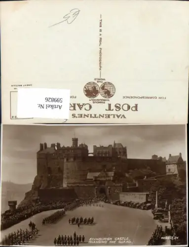 599826,Edinburgh Castle Changing the Guard Wachwechsel Great Britain