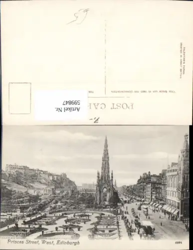 599847,Edinburgh Princes Street West Great Britain