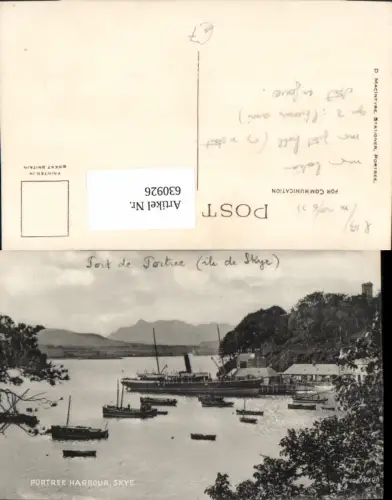 630926,Skye Portree Harbour Schiffe Boote Great Britain