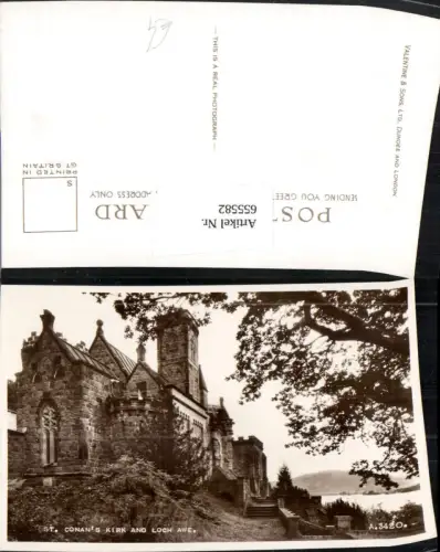 655582,Foto Ak St Conans Kirk and Loch Awe Kirche Lochawe