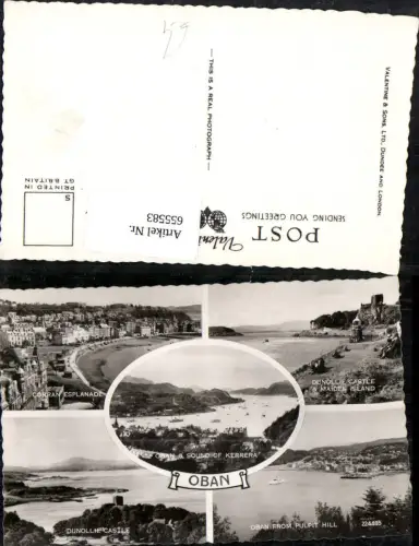 655583,Mehrbild Ak Oban Corran Esplanade Dunollie Castle