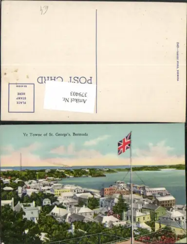 379403,British Overseas Bermuda Ye Towne of St. Georges Totale