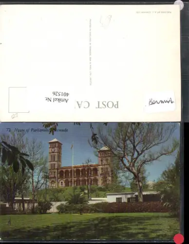 401526,British Overseas Bermuda House of Parliament Gebäude