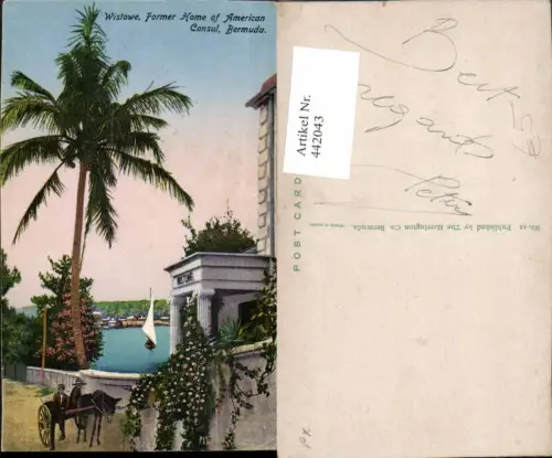 442043,British Overseas Bermuda Wistowe Former Home of American Consul Palme