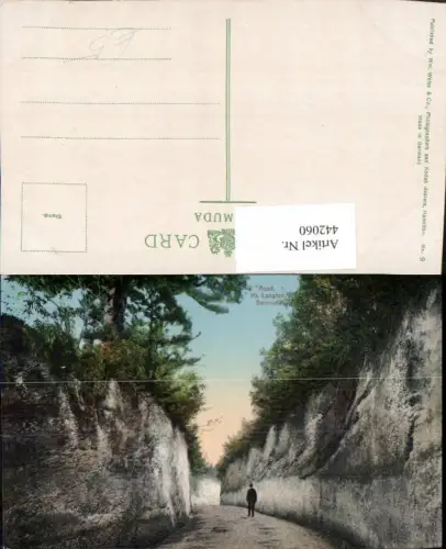 442060,British Overseas Bermuda Mt. Langton Road Straße