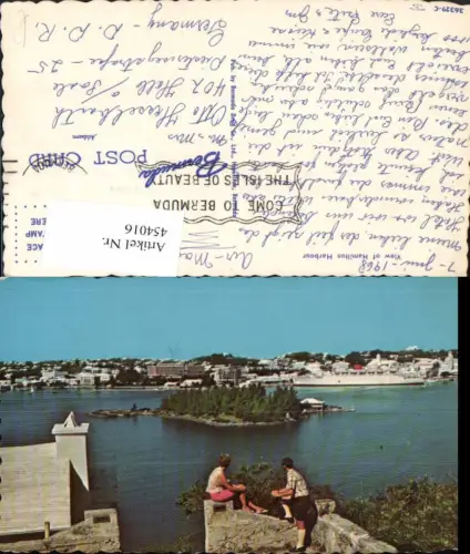 454016,British Overseas Bermuda Hamilton Harbour Hafen Insel