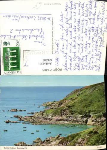 636705,Saints Harbour Guernsey C.I. Kanalinsel Great Britain