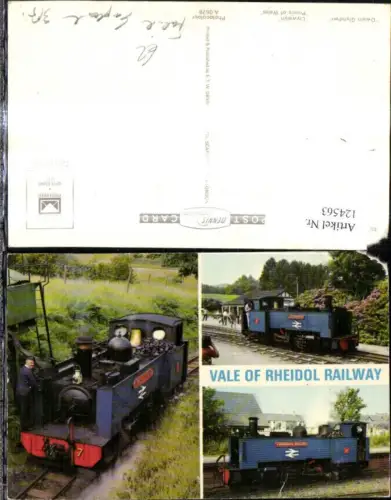 124563,Mehrbild Ak Vale of Rheidol Railway Dampflok Owain Glyndwr Llywelyn Prince of Wales