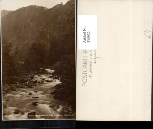335922,Wales Aberglaslyn Pass Wildbach Bergkulisse