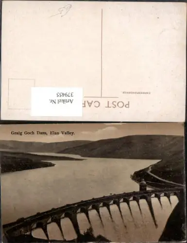 379455,Wales Rhayader Elan Valley Graig Goch Dam Damm