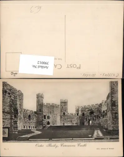 390012,Great Britain Wales Gwynedd Caernarfon Carnarvon Castle Outer Bailey Burg