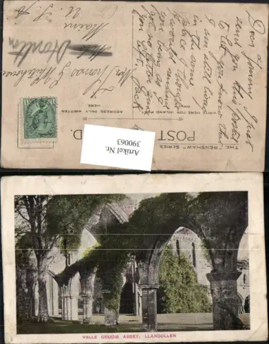 390063,Great Britain Wales Llangollen Valle Crucis Abbey Abtei Arkaden