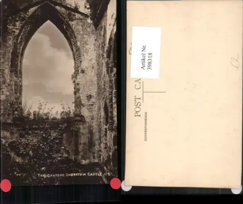398318,Wales Oratory Chepstow Castle Burg Ruine