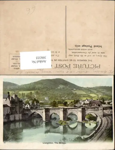 398335,Wales Llangollen Bridge Teilansicht Brücke