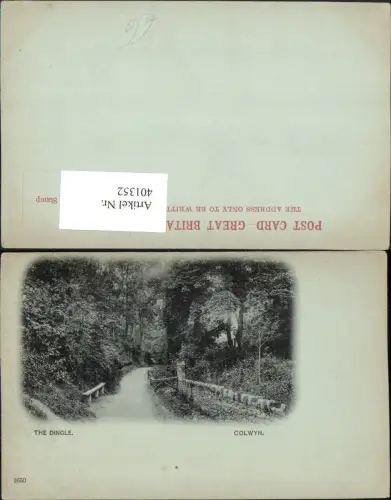 401352,Wales Colwyn The Dingle Wegpartie Wald