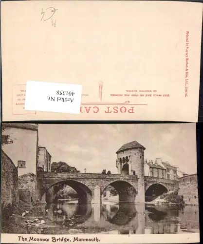 401358,Wales Monmouth Monnow Bridge Brücke