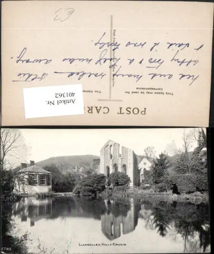 401362,Wales Llangollen Valle Crucis Abtei