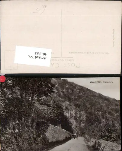 401363,Wales Chepstow Wynd Cliff Straße