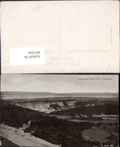 401364,Wales Chepstow View from Wynd Cliff Aussicht