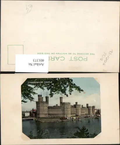 401373,Wales Caernarvon Caernarfon Castle Burg
