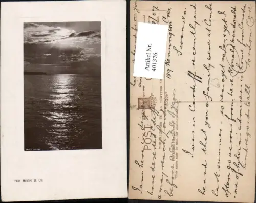 401376,Wales Cardiff Swanea Meer Stimmungsbild Passepartout