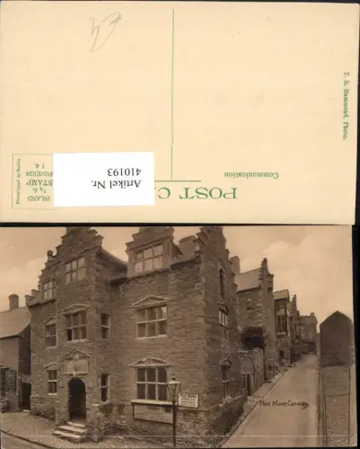 410193,Wales Conway Conwy Plas Mawr Stadthaus Gebäude