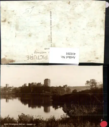 410201,Wales Pembroke Castle Burg