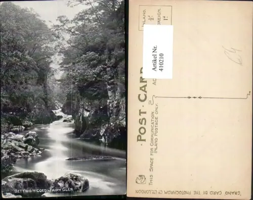 410210,Wales Betws-y-Coed Fairy Glen Fluss Bach