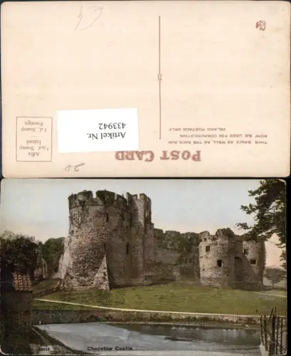 433942,Wales Chepstow Castle Burg