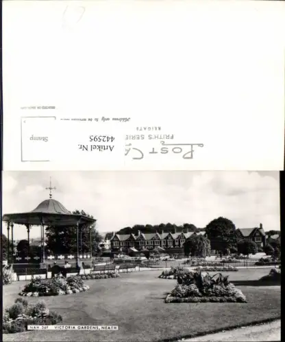 442595,Wales Neath Victoria Gardens Garten Pavillon